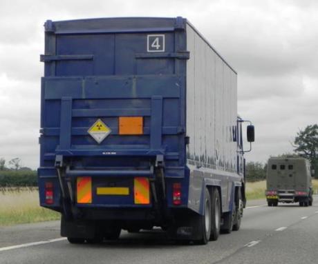 nuclear-mareials-lorry-labelled